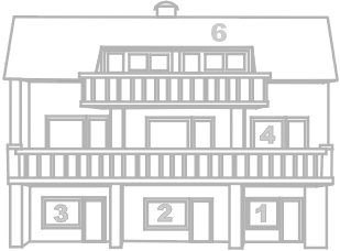 G�stehaus Harzklause -  LAGEPLAN der Ferienwohnungen